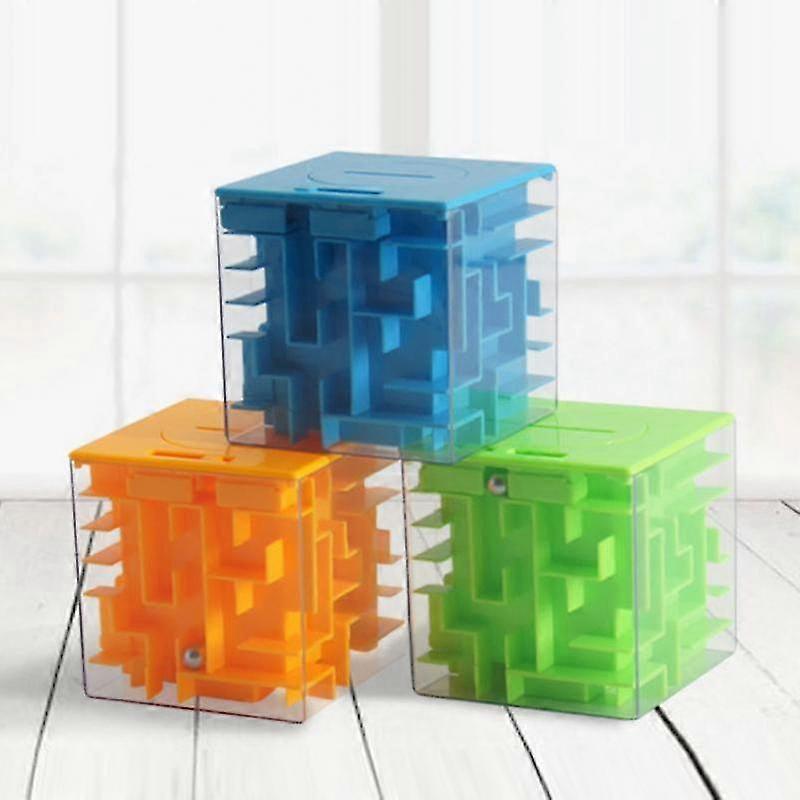 Piggy Bank Toy Novelty Three-dimensional Maze Piggy Bank Puzzle Game Toy Challenge Labyrinth