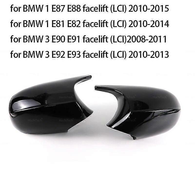 ألياف الكربون مرآة الرؤية الخلفية كاب الجناح غطاء مرآة جانبية يصلح ل BMW E90 E91 E92 E93 E81 E87 E82 E88 3 1 سلسلة M الملحقات