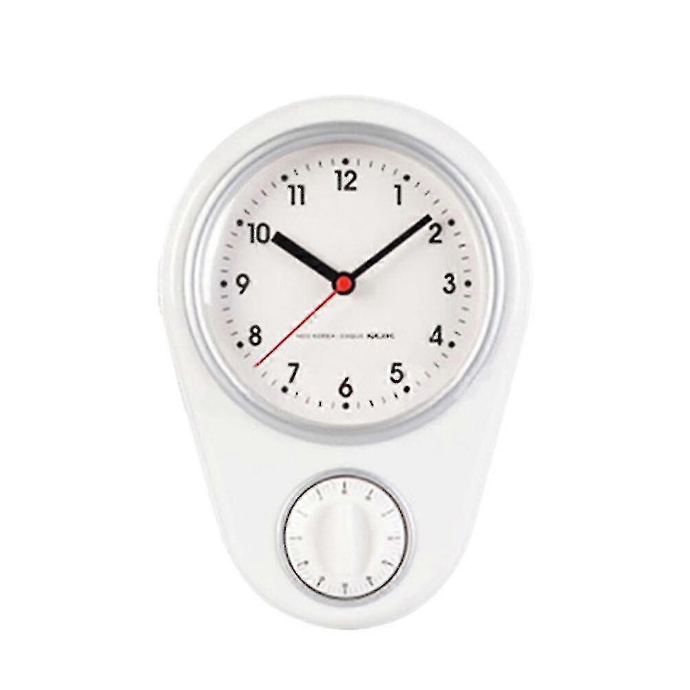 1pc Kitchen Timer Wall Clock Household Timer Modern Style Without Battery For Home (blue) - MXBC