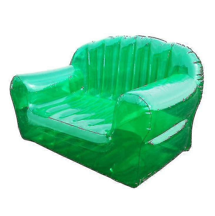 Inflatable Sofa Chair Seat, Transparent Sequins Lazy Sofa-MXBC
