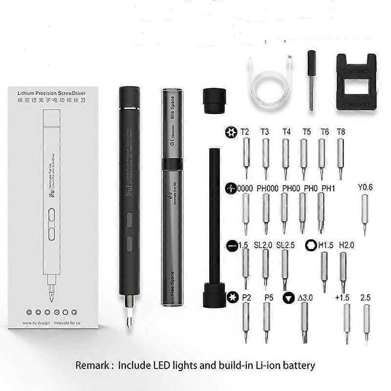 Mijia Youpin 22 bits Electric Screwdriver with Bits Mini Precision Charging Screwdriver for Mobile Phone Laptop D2