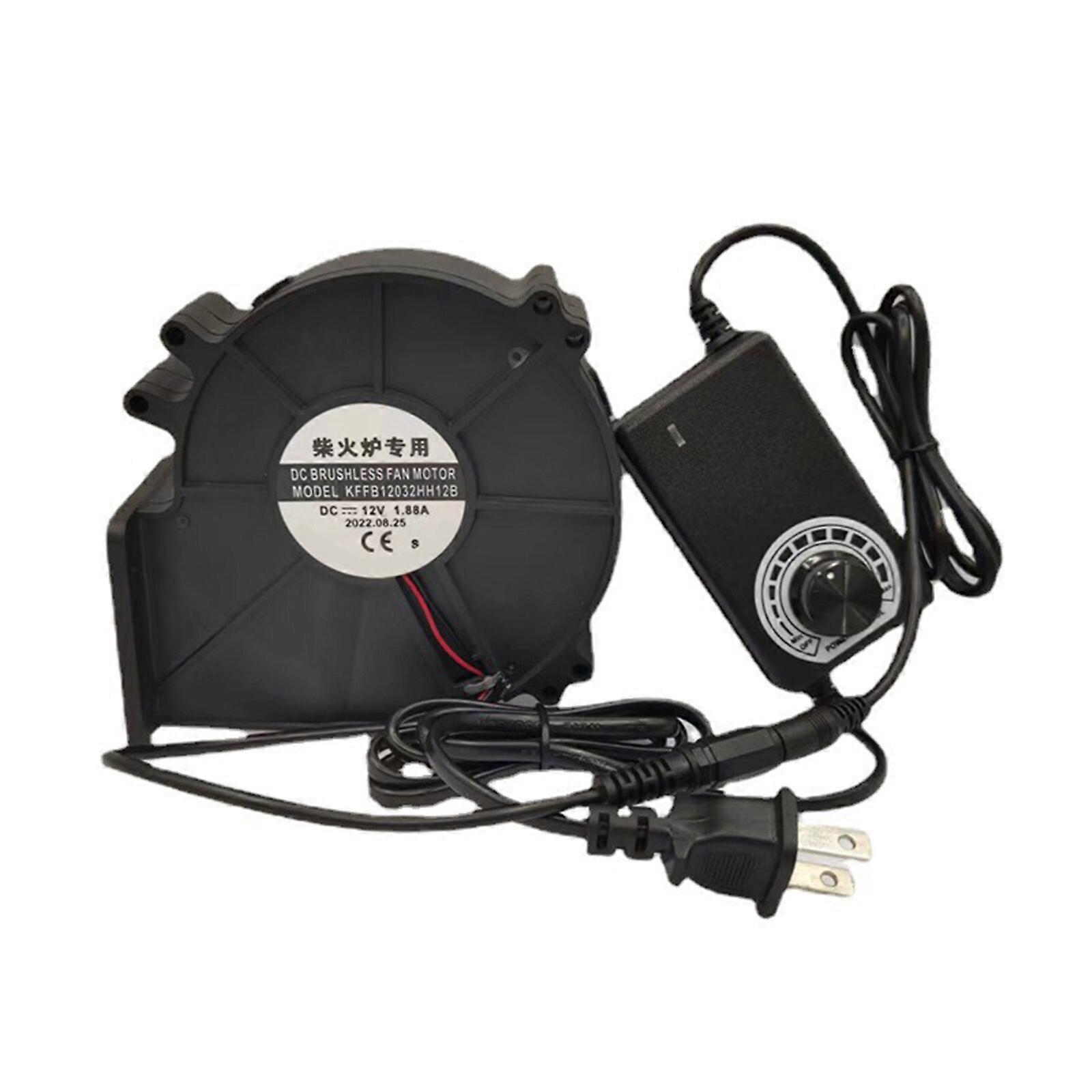 100% חדש 110v 220v ac מופעל מאוורר מפוח מהירות משתנה עם בקר מהירות, מאוורר חלופי מתנפח