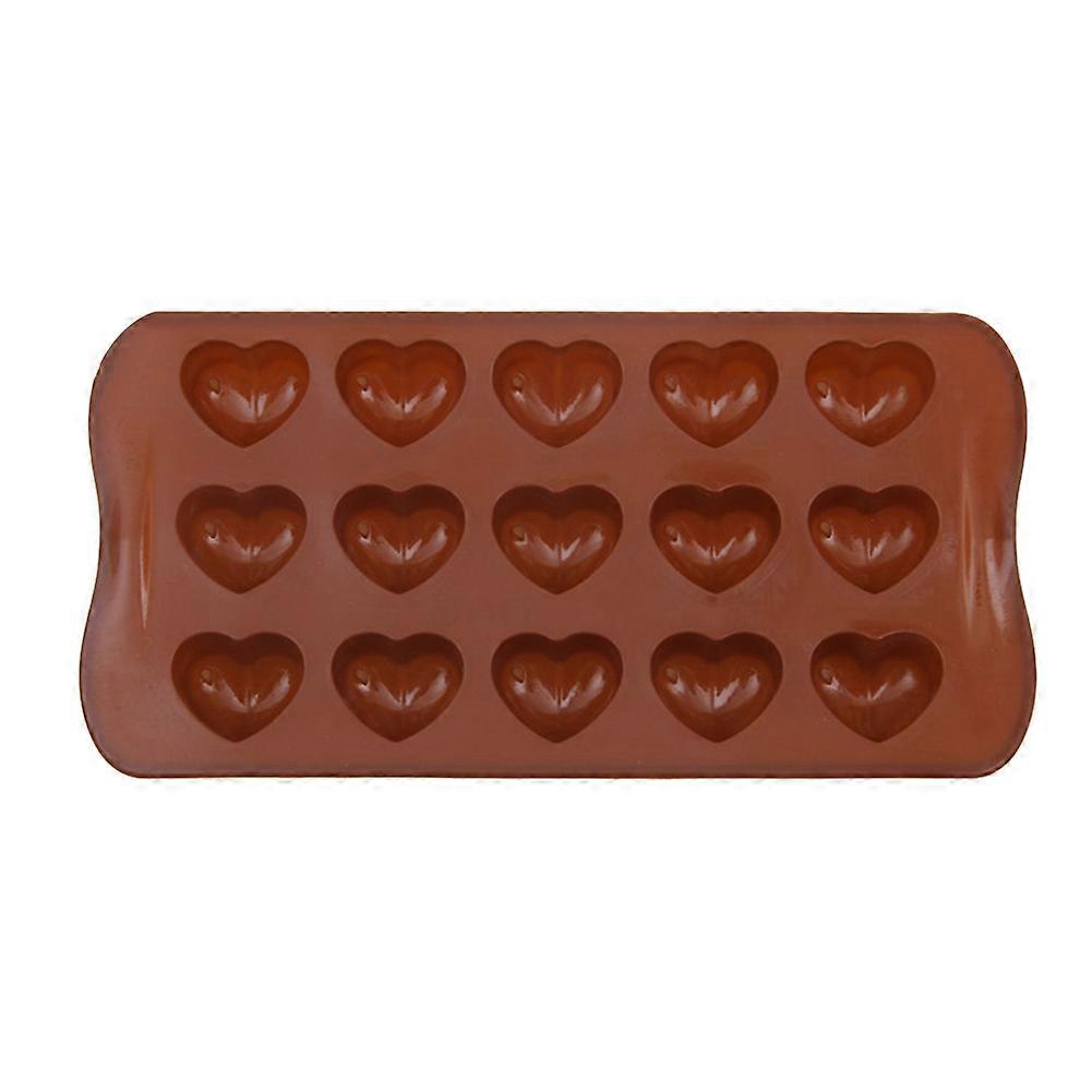 15 Grids Heart Shape Chocolate Mold Cake Candy Mould DIY Kitchen Baking Tool