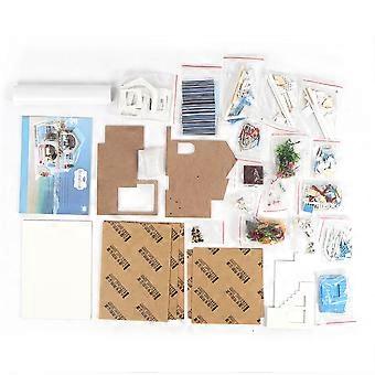 Assemblaggio in legno fai da te casa delle bambole casa artigianale regalo di compleanno educativo per bambini