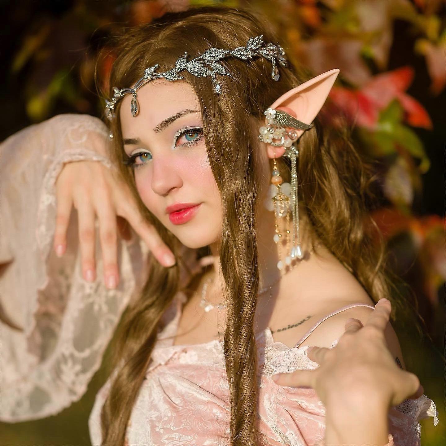 Ameliebridal قلادة حجر الراين الكبيرة والحجر الرصاص الديكور Frontlet تاج العروس الأميرة عقال الفتيات 'التاج