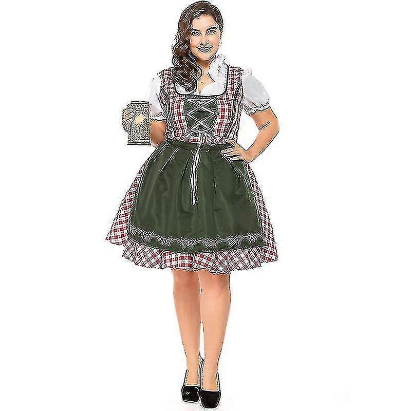 ドイツ オクトーバーフェスト ファットマンコスチューム バイエルン トラディショナルビール コスチュームドレス フェスティバル パーティー ウエディングドレス プラスサイズ