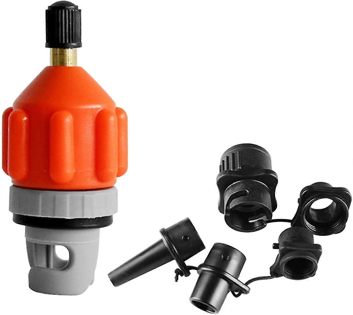 Air Valve Adapter, Inflatable Boat Sup Pump Adaptor With Nozzle, Multifunction Sup Pump Adaptor Compressor Air Valve Converter For Stand Up Paddle Boa
