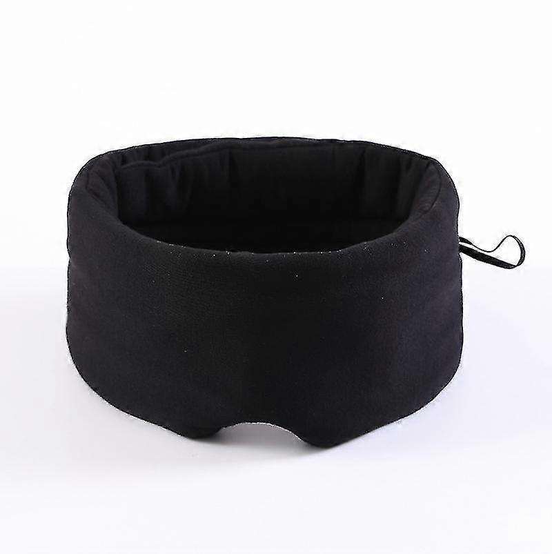Masque de sommeil en coton fait à la main Blackout - Confortable & Masque pour les yeux respirant pour dormir Aveuglère réglable Blindfold Avion