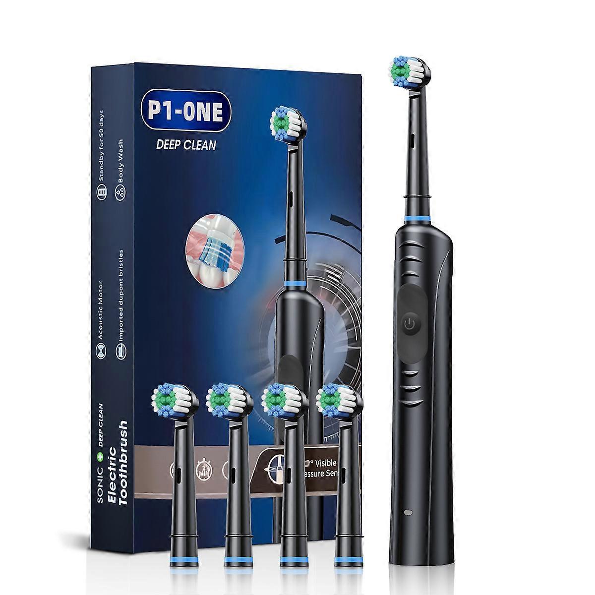 Payment Round-Head Rotating Electric Toothbrush Charging Model Soft Bristles