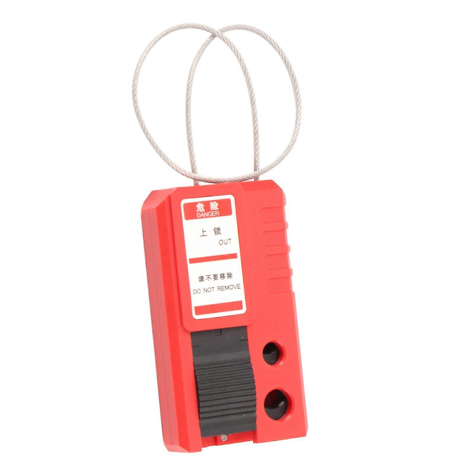 Lockout Tagout Cable Lock Adjustable Stainless Steel Power Insulation ...