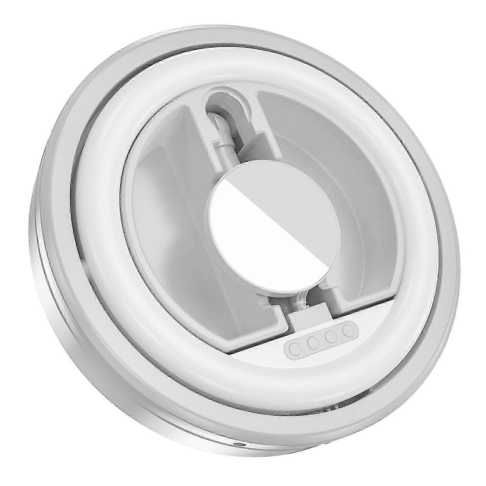 Rotatable Led Ring Light Ring Light With Mirror Phone Clip, Used For Selfie Makeup White