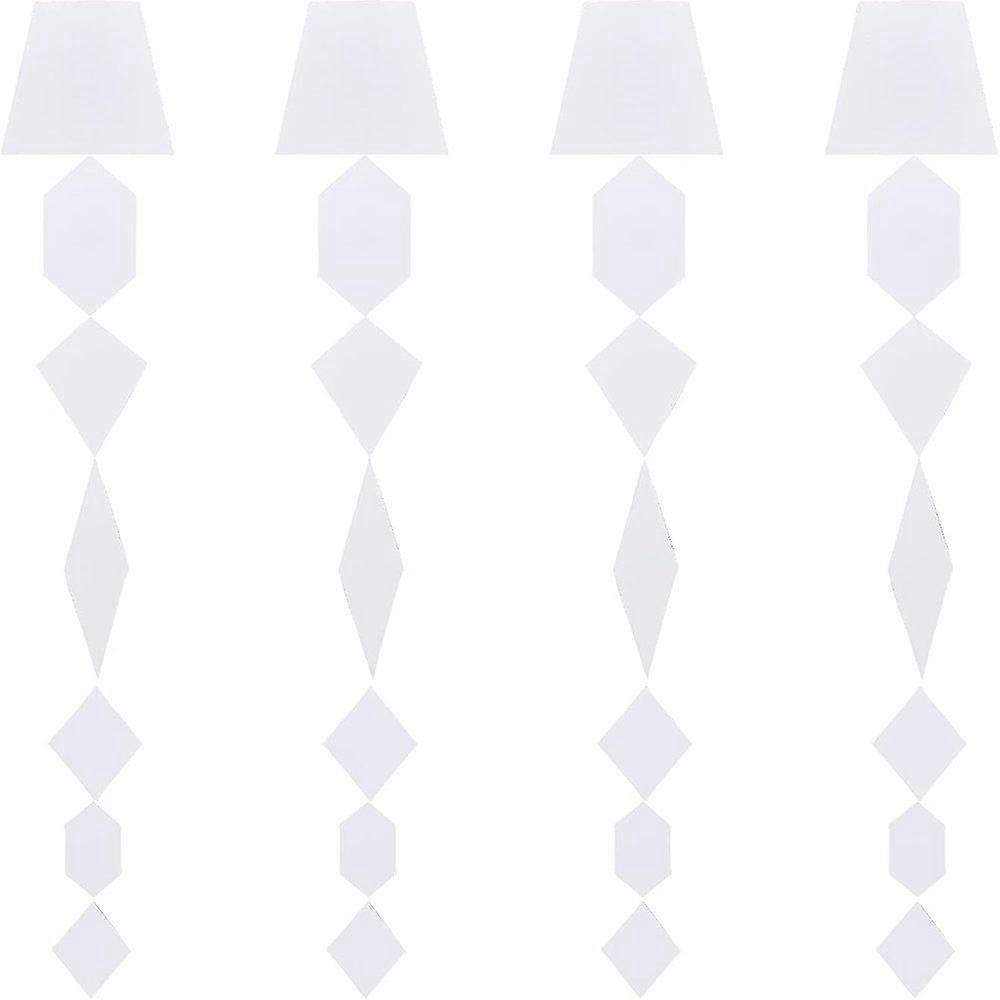 7 Bags 7 Styles English Paper Piecing Paper Quilting Template for Patchwork DIY Accessories Mixed Shapes White 100pcs/bag 1bag/style