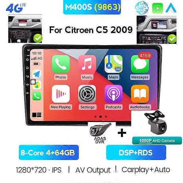 Android Car GPS DVD Player For Citroen C5 2009 - 2017 Car Radio Multimedia System Navigation Stereo Head Unit 2din 2 din auto BT