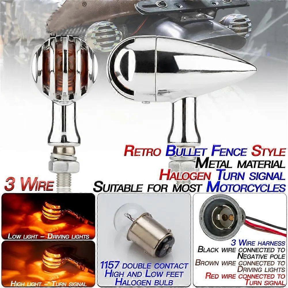 Motorcycle Led Turn Signals Universal 12V Mini 12 LED Indicator Lights Stop Signal Light Motorcycle DRL Lamp 2Pcs