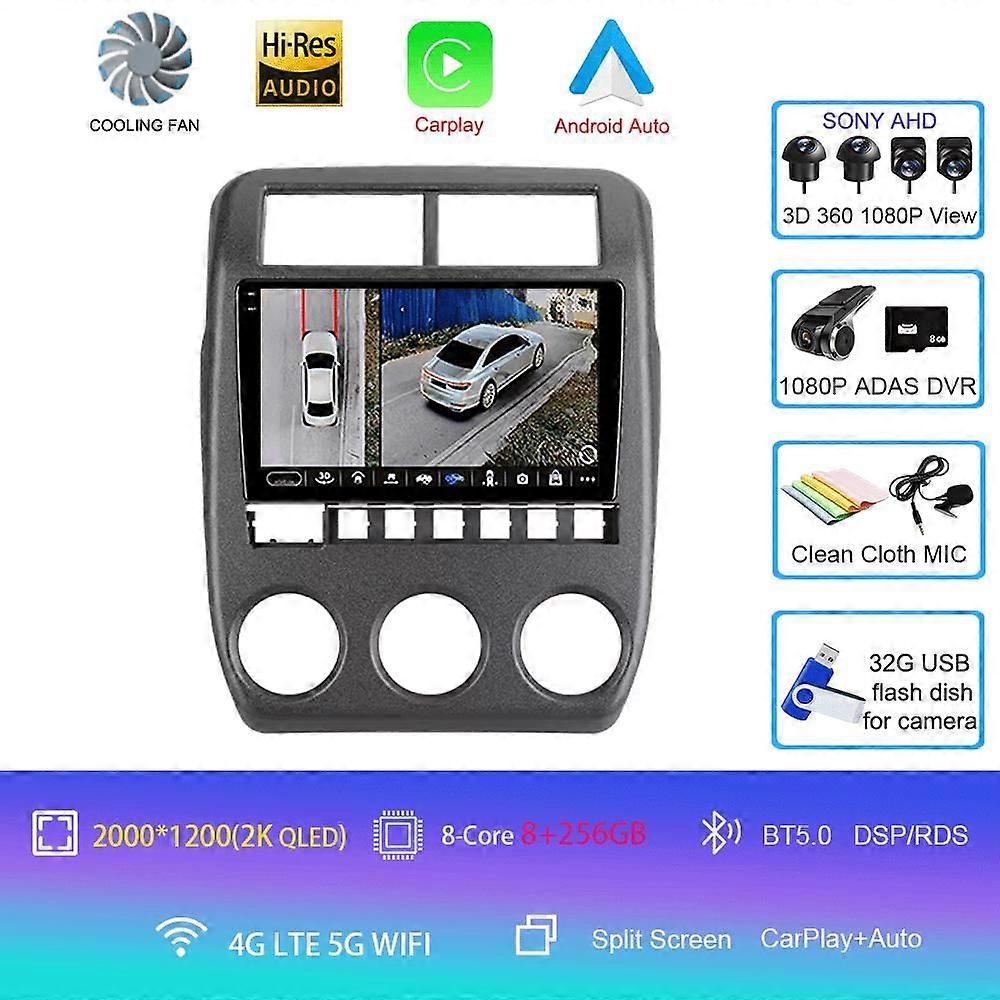 Car Radio Android 14 Carplay Auto For Lada Niva 2022 Multimedia Video Player Gps Navigation 2 Din 4g+wifi Stereo Dsp No 2din Dvd