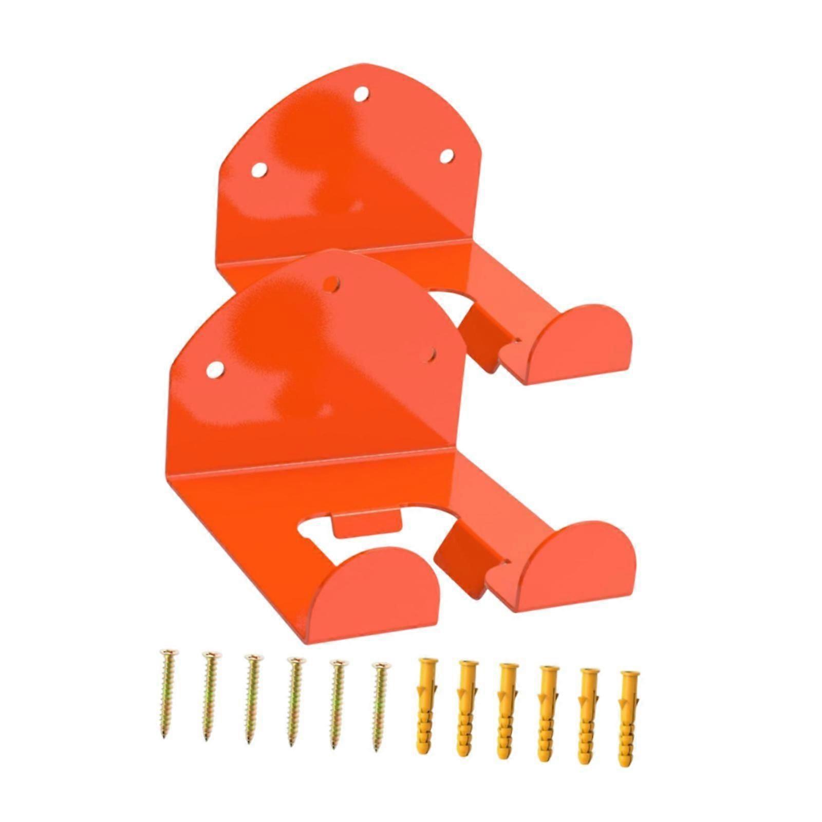 2 Pieces Gardening Tools Hooks Practical Wall for Yard Tools Hanging Bracket