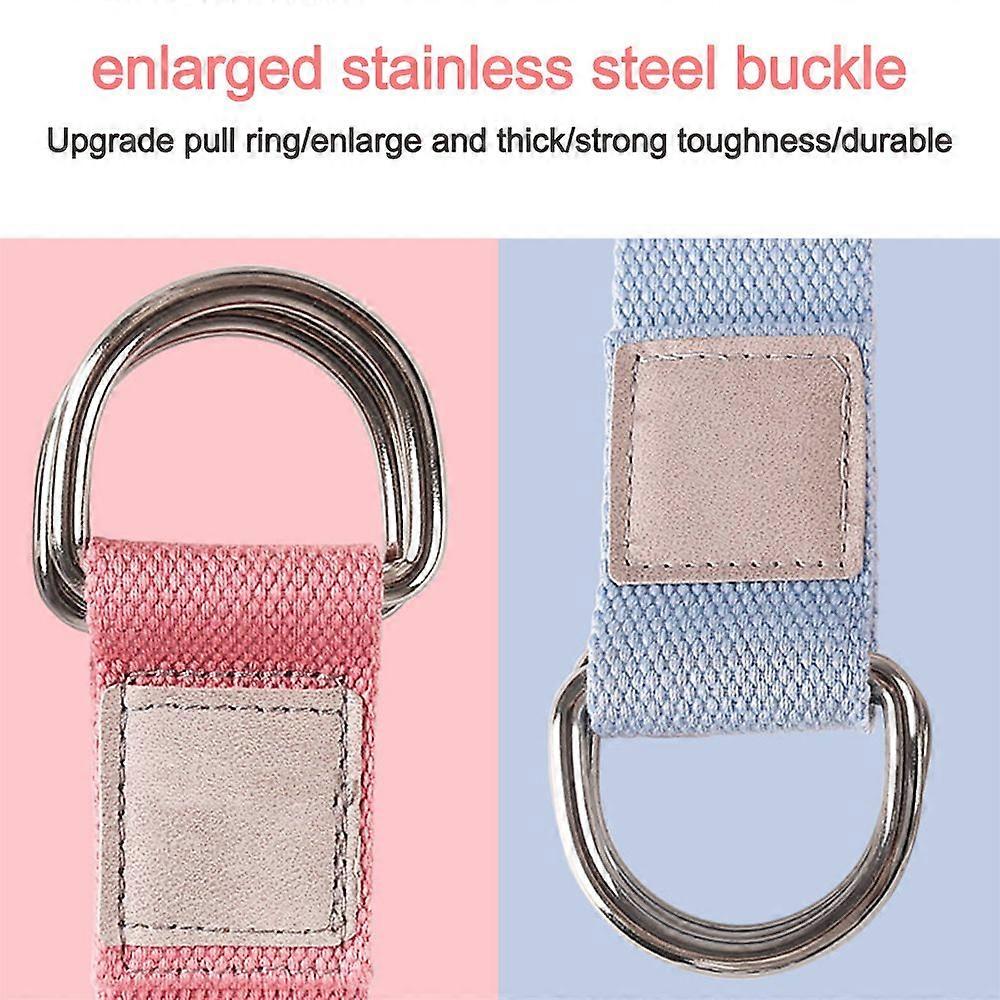Yoga Exercise Strap with Adjustable D-Ring Buckle Loop , for Pilates Dance Gymnastics