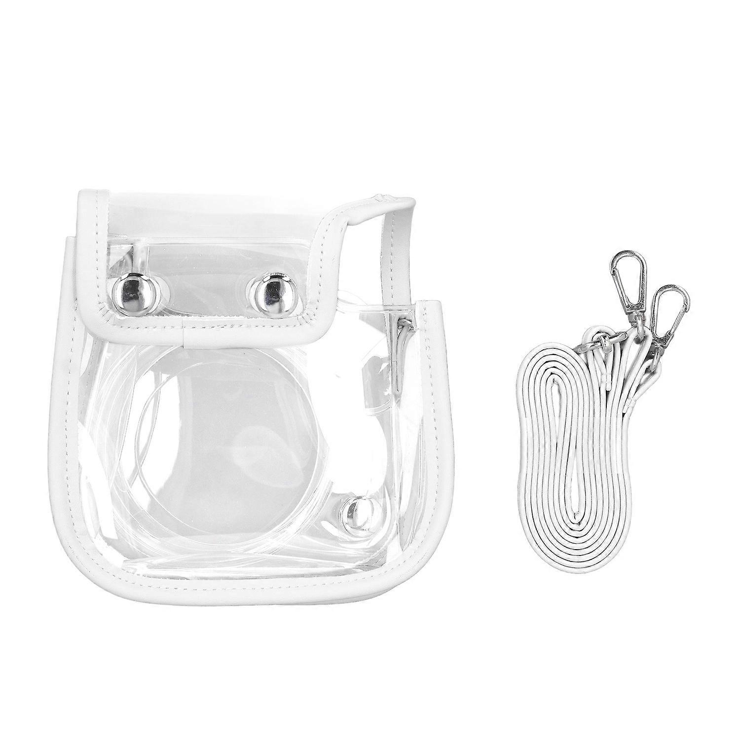 Camera Protective Case Dustproof PU Leather Clear Camera Carrying Bag with Adjustable Shoulder Strap