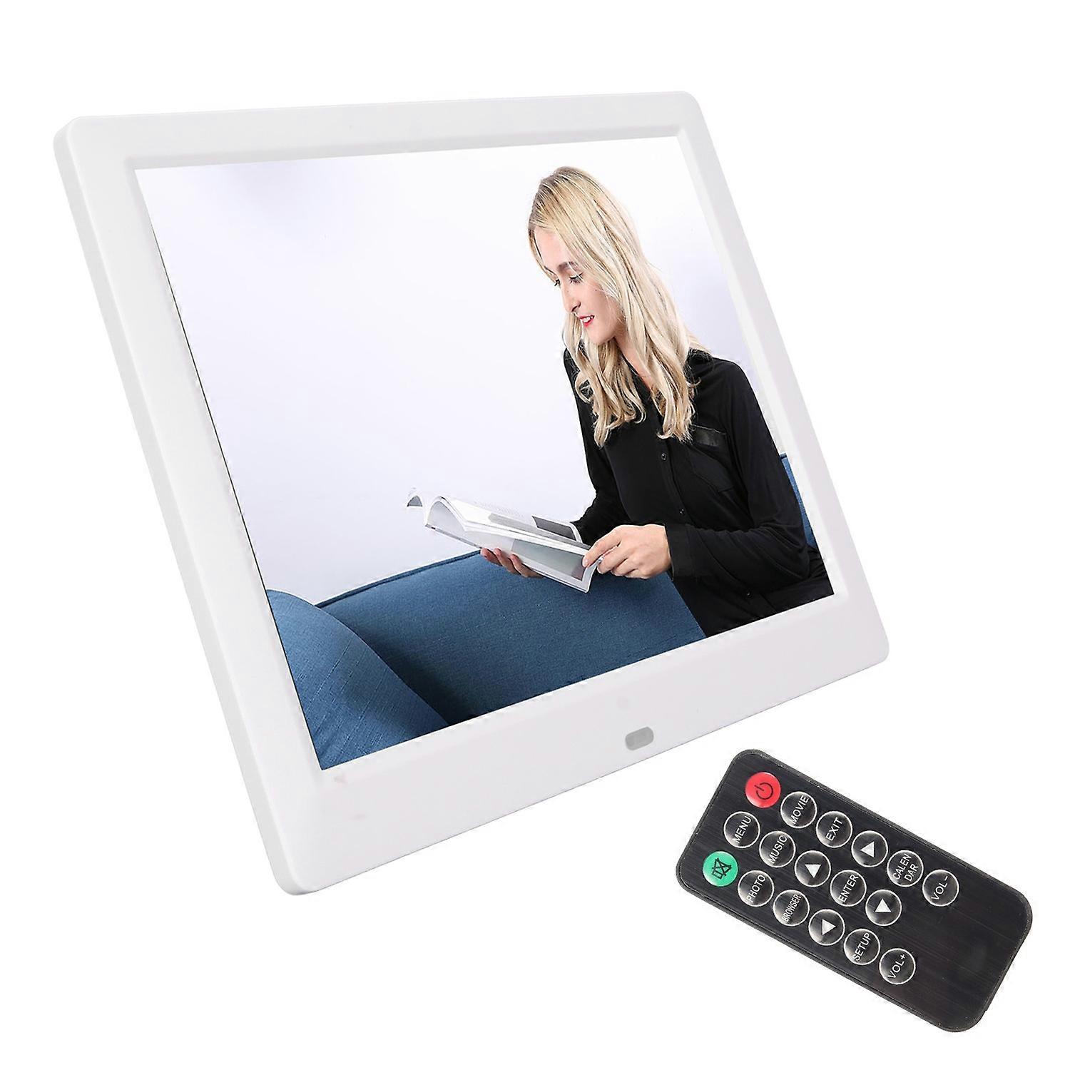8.7in Digital Picture Frame HD IPS Screen Photo Video Playback Background Music Playing Electronic P