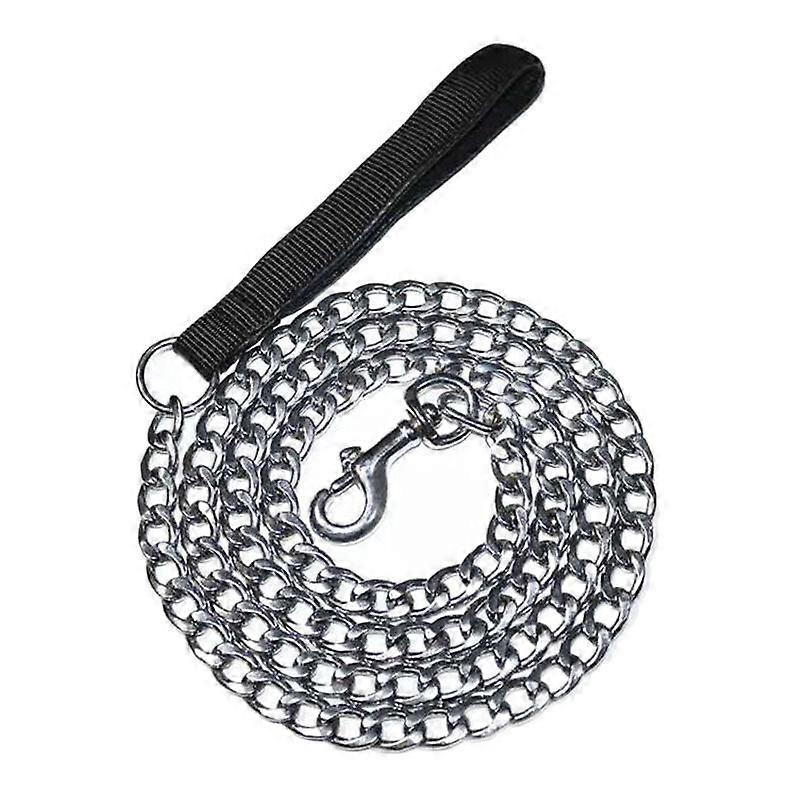 Metal Dog Leash with Foam Handle for Small to Large Dogs