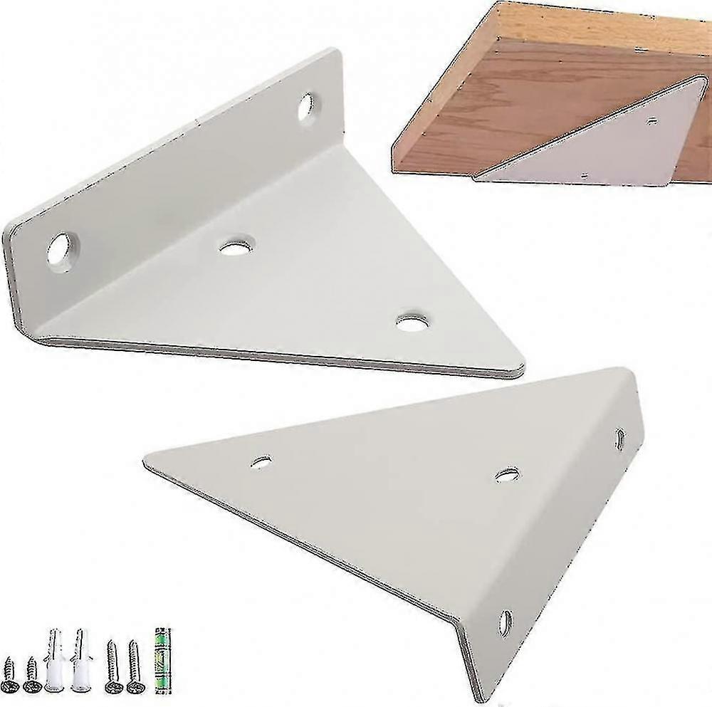 2pcs Floating Shelf Brackets, Floating Shelf Brackets, Wall Shelf Bracket, Heavy Duty Metal Shelf