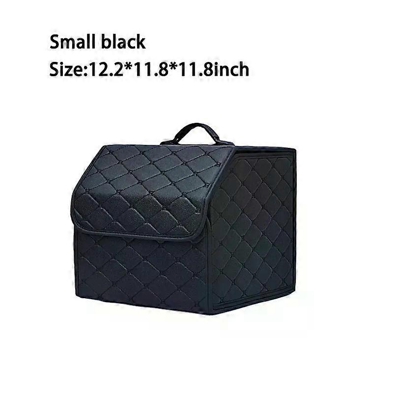1Pcs Large Capacity Car Trunk Organizer Box Auto Multiuse Tools Storage Bag Stowing Tidying Leather Folding For Storage Box