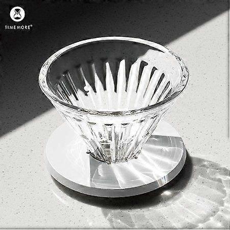 Glass Coffee Dripper with Paper Filter Pour Over Cone Coffee Maker