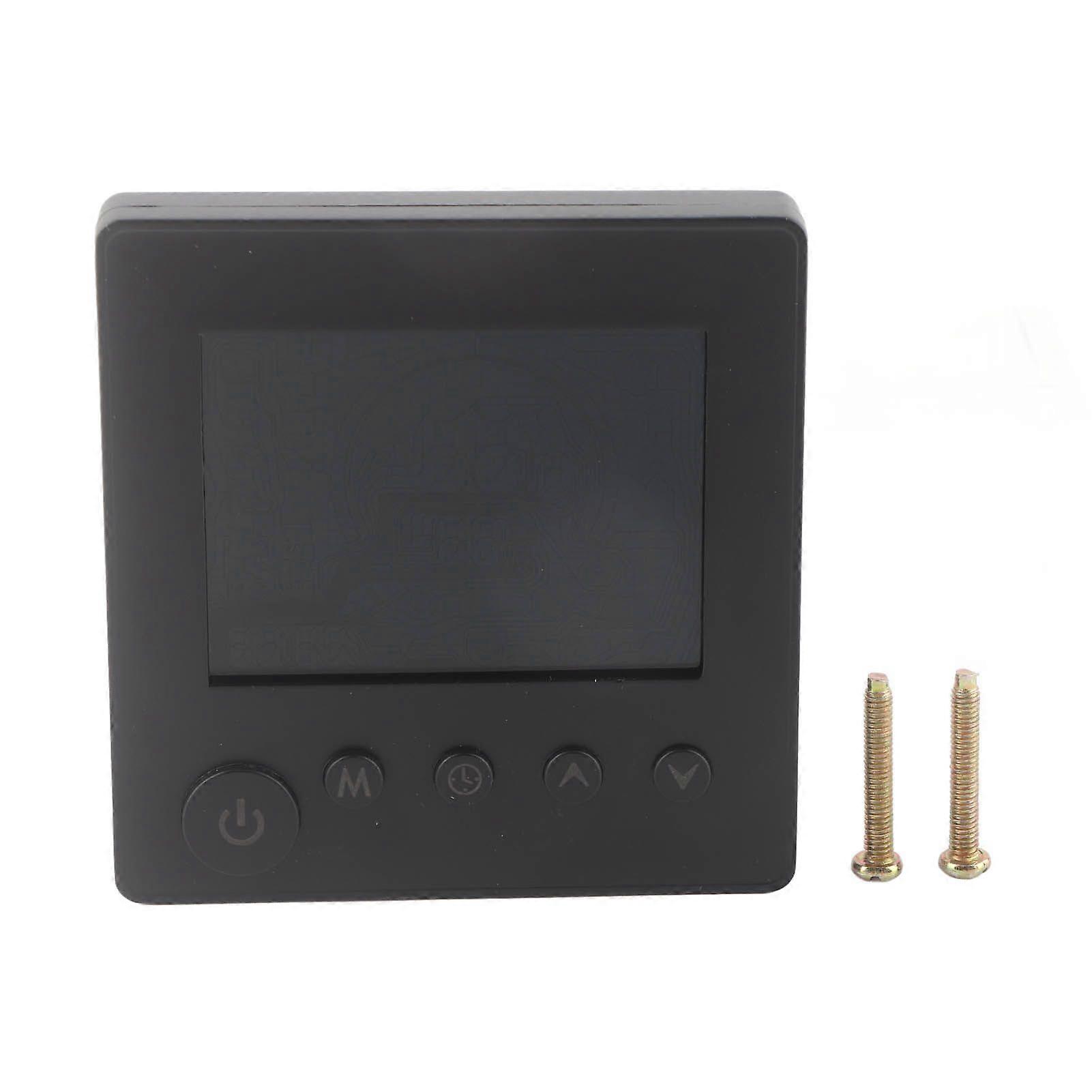 Programmable Thermostat AC90V to 240V Color LCD Display Smart Thermostat for Tuya for Home Hotels Office Shopping Malls Black WIFI