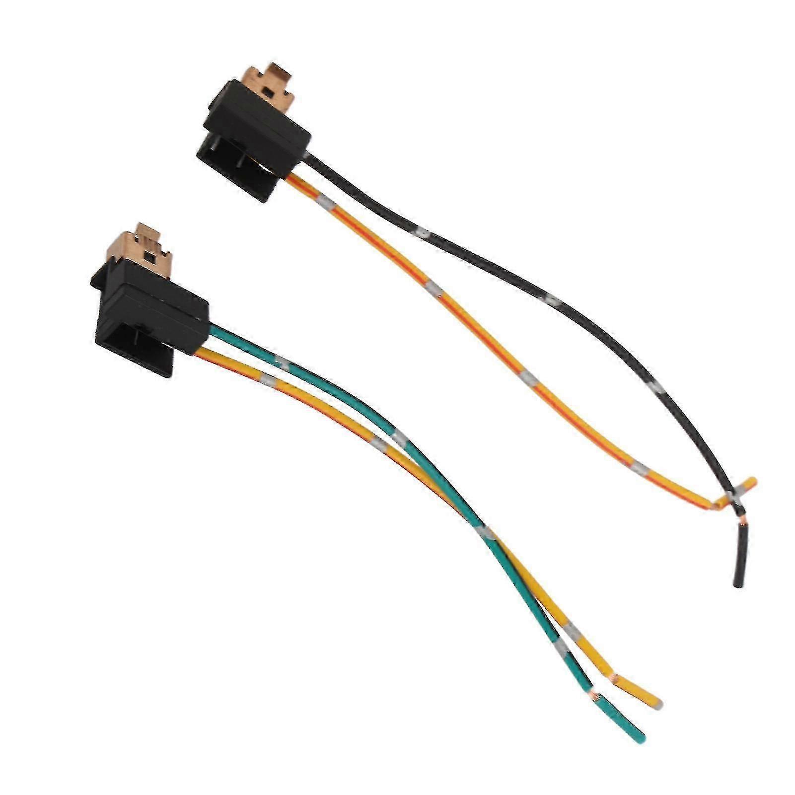 Headlight Lamp Bulb Socket Wiring Harness Connector Plug Adapter Line for H1 Bulb
