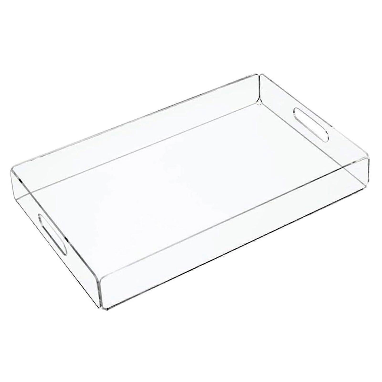 High-transparent Acrylic Tray Non-slip Multi-purpose Storage Solution Wide Application Versatile Tray