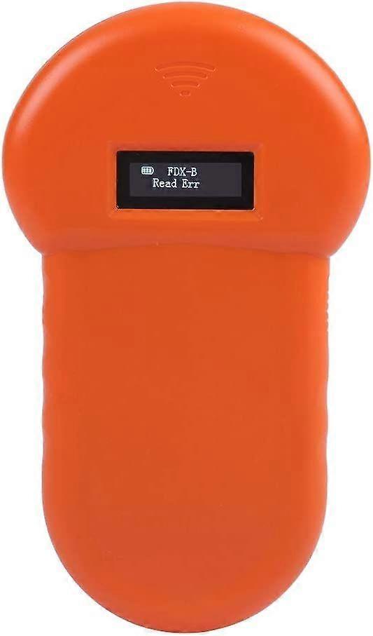 Pet Microchip Scanner, 134.2KHZ Electronic Animal ID Reader with Real time LCD Display, Built in Buzzer Charged by USB, for Poultry/Livestock Manageme