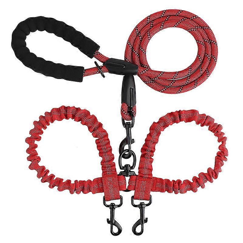 2 Reflective Dog Leashes for Training