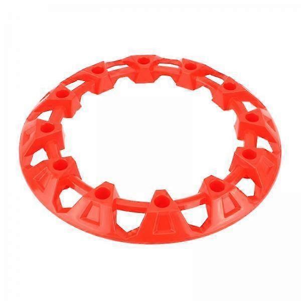 4 Protetores de Cubo de Roda ATV Genéricos Vermelho Universal 8 Polegadas