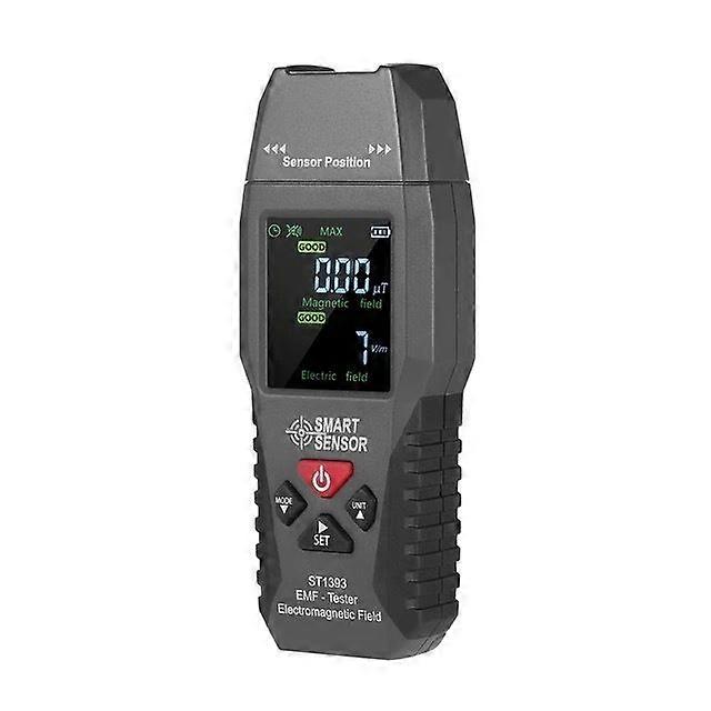 ST1393 EMF Tester, Handheld Digital Electromagnetic Radiometer Mini LCD Display EMF Detector Electromagnetic Field Tester Electromagnetic Radiation T