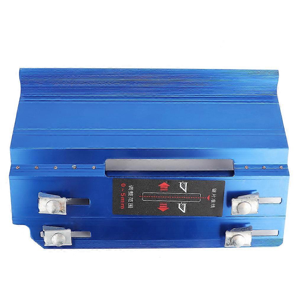 Tile Chamfering Machine 45 Degree Manual Stone Cutter Desktop Blue for Precision Cutting and Chamfering Tasks