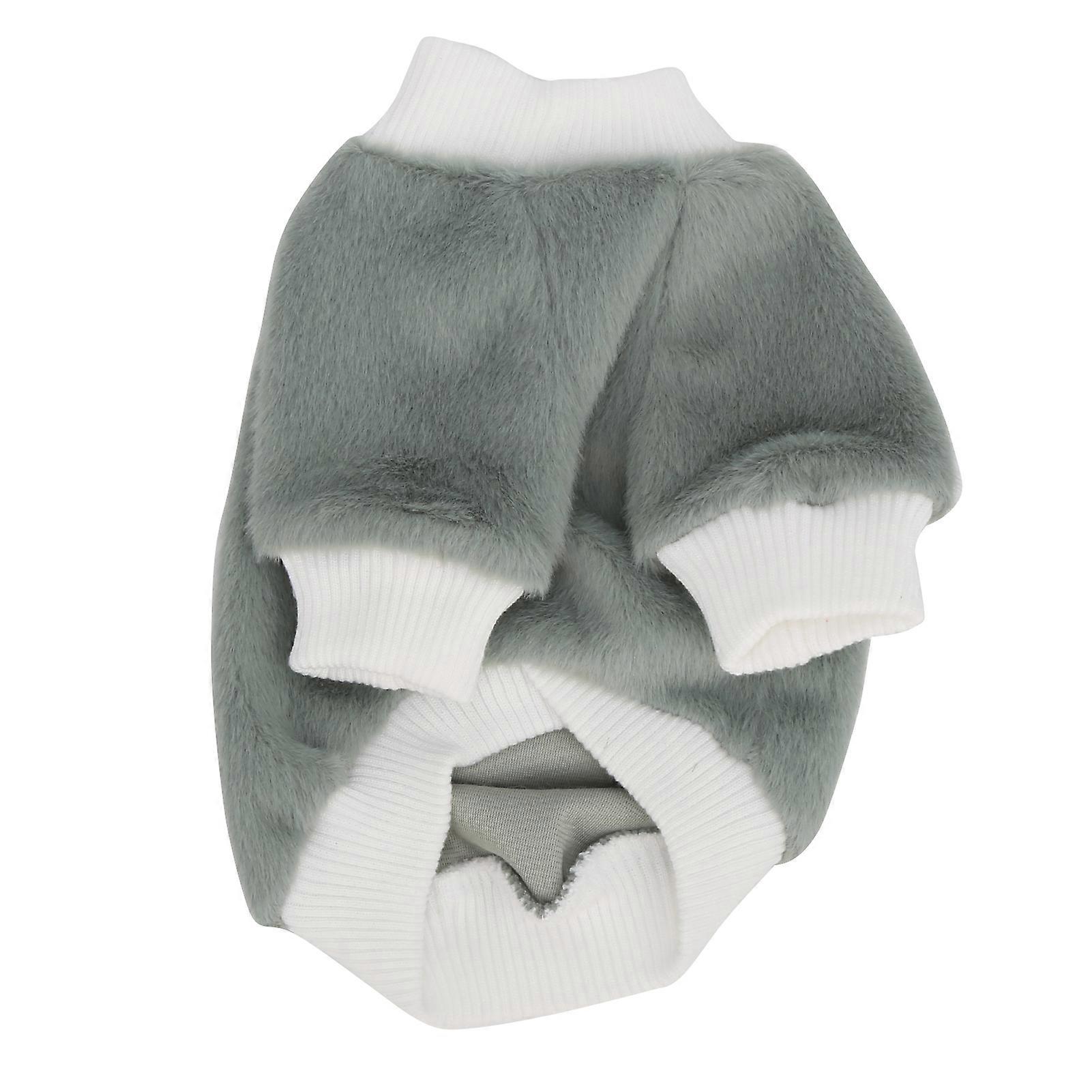 Pet Clothes Autumn and Winter Warm Dog Apparel Natural Wool Fiber Thickened Coat for Small Dogs
