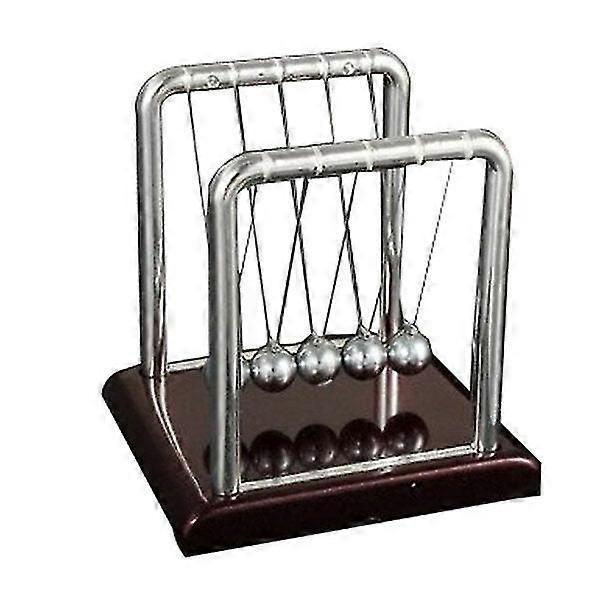 Unbrand Jouets de pendule physique de physique de boule d’équilibre en acier de berceau de petite ta