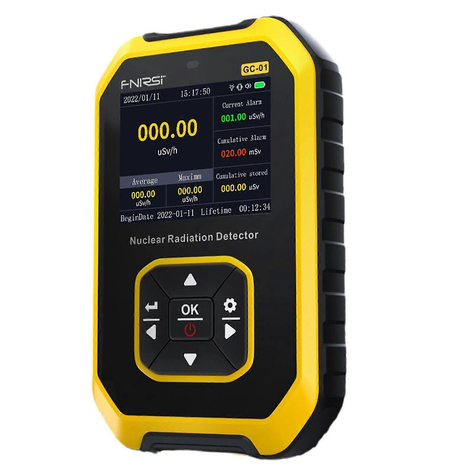 FNIRSI-GC01 Licznik Geigera Tester promieniowania jądrowego Test ścieków spożywczych i jądrowych Profesjonalny marmur Promieniowanie Jonizacja Osobisty alarm dawki Radioactive