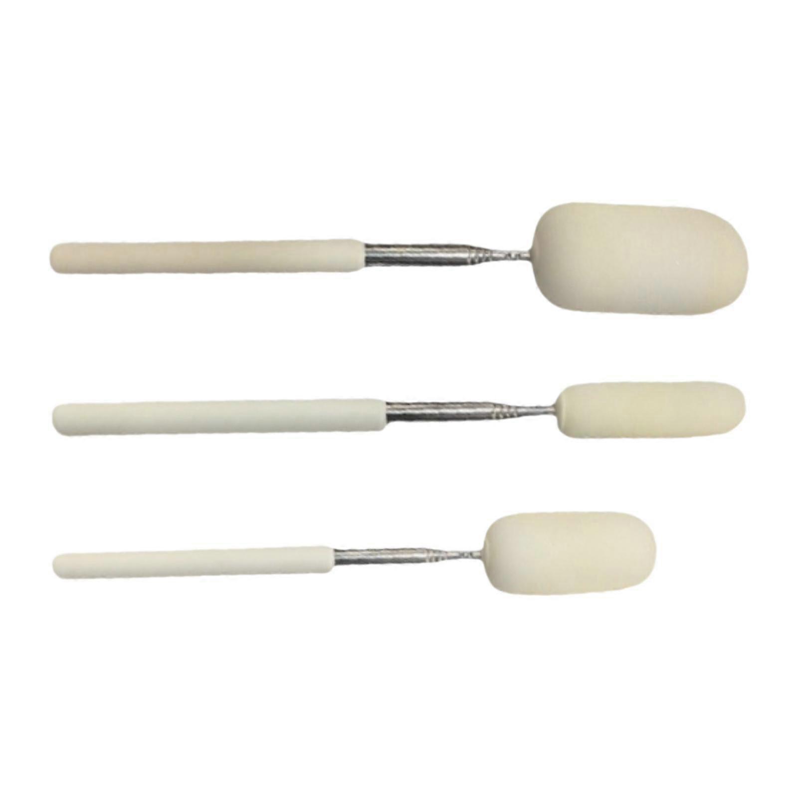 3 Pieces Telescoping Sponge Sticks Clay Throwing Tools Cleaning Tools with