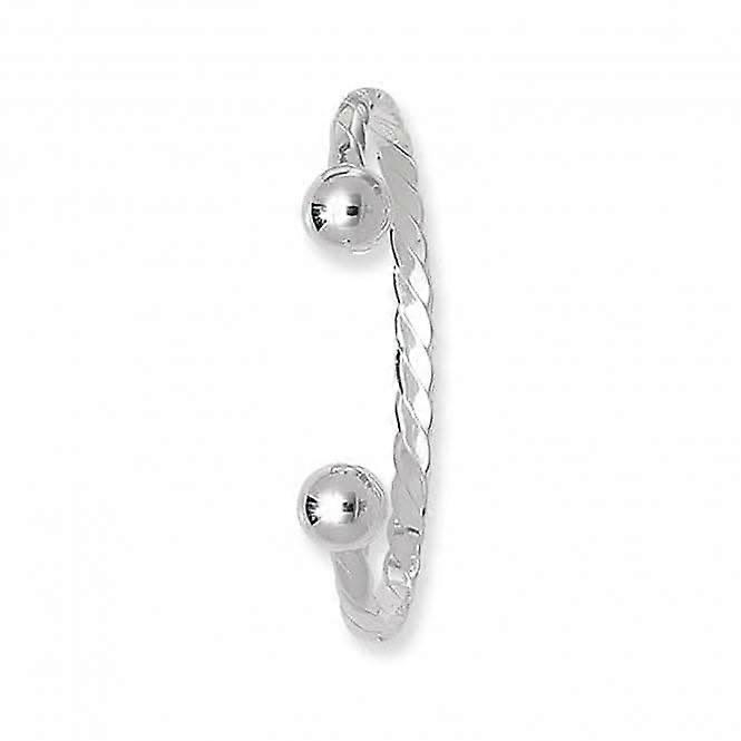 Acotis Silver Bangle Twisted Torc G4097