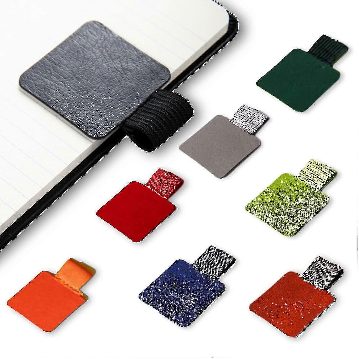 8 Pack Pen Loop, Soporte para pluma autoadhesivo, Notebook Pen Holder Anillo de pluma autoadhesivo, bucles de pluma de color mixto Elástico Mejor regalo
