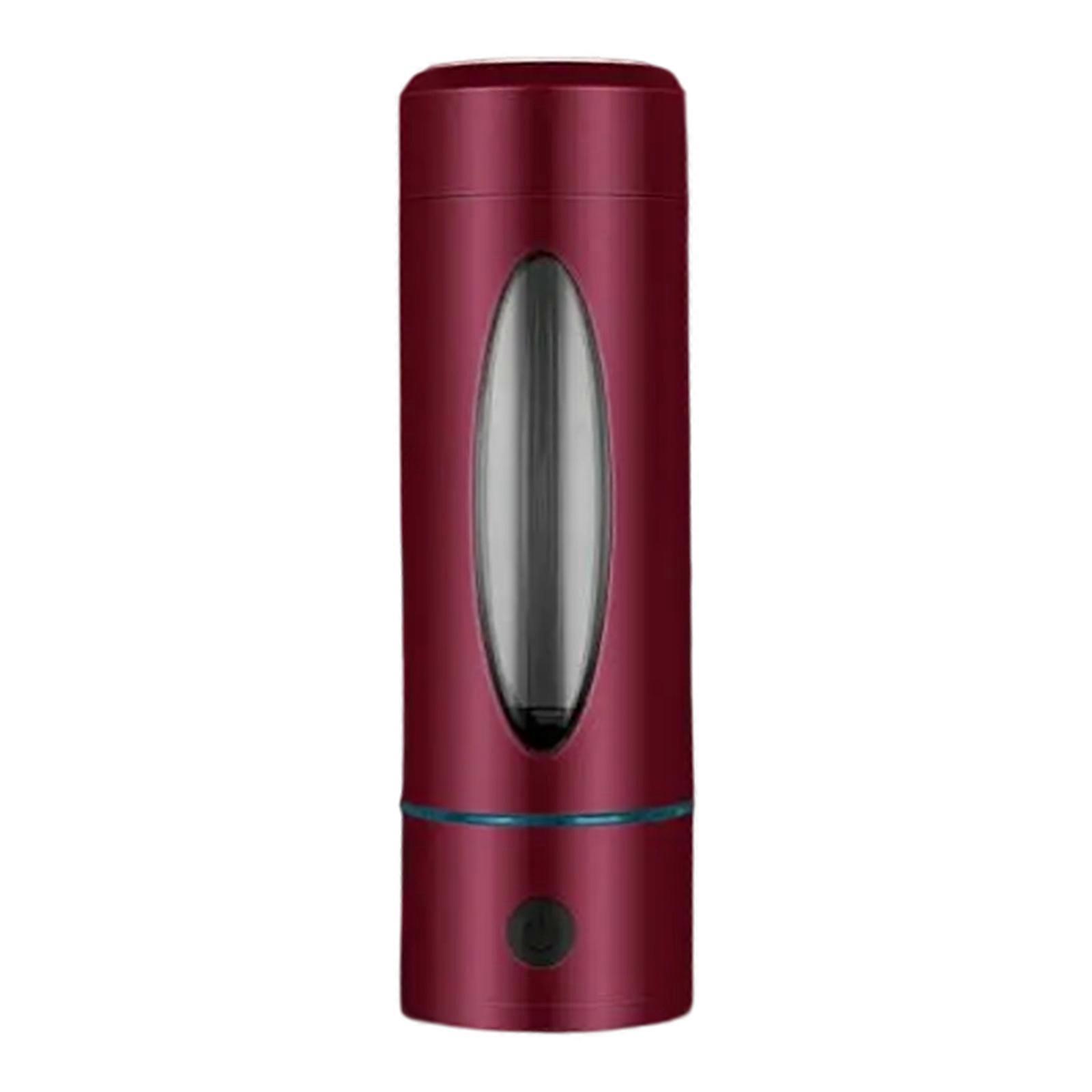 Mode 420ML tasse d’eau électrique Hydrogènes riche générateur d’eau bouteille texture en plastique adaptée à divers environnements Bourgogne
