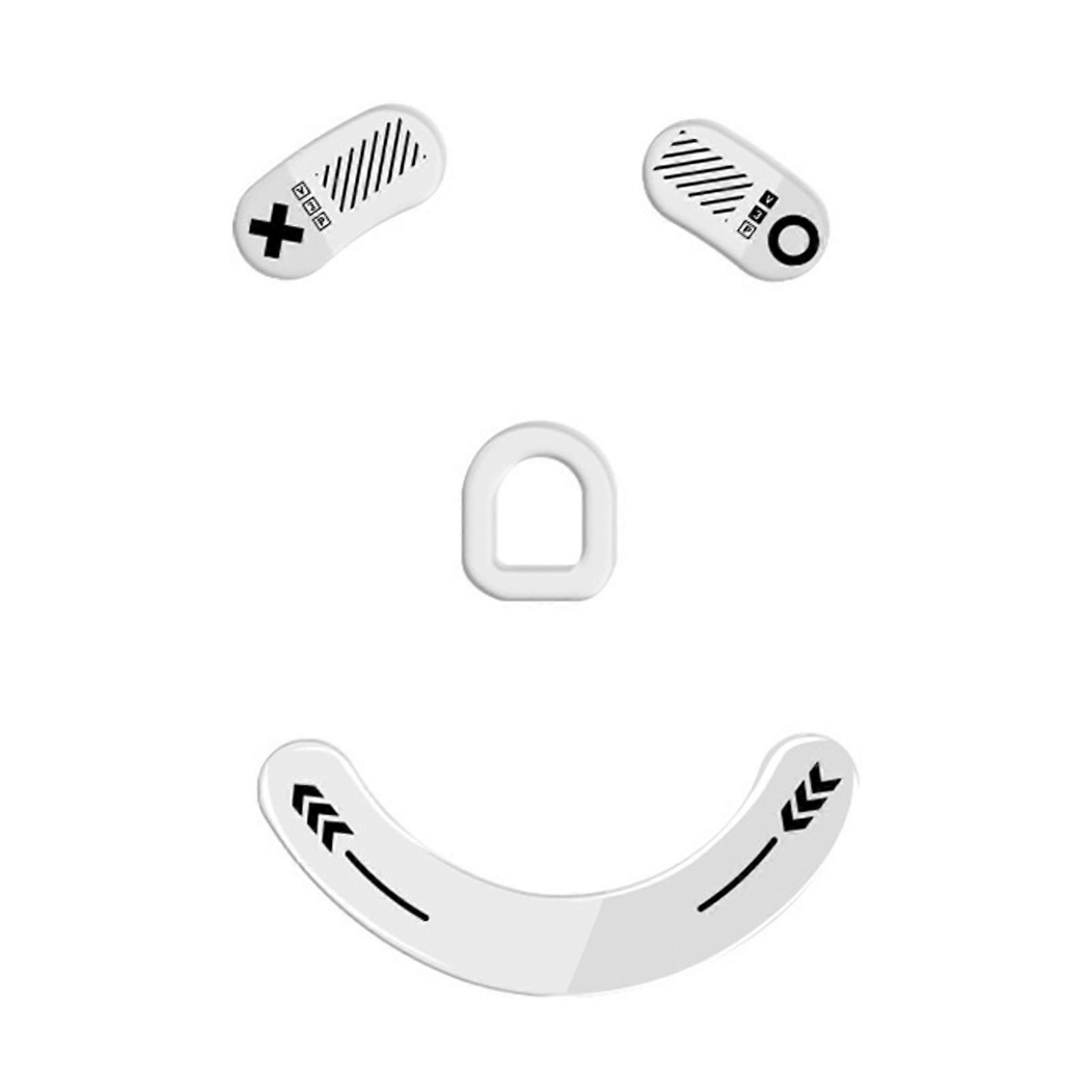 Precise Mouse Skates Glass Mouse Feet Stickers For DeathAdder Smooth Mouse Sticker Sliding Pad White