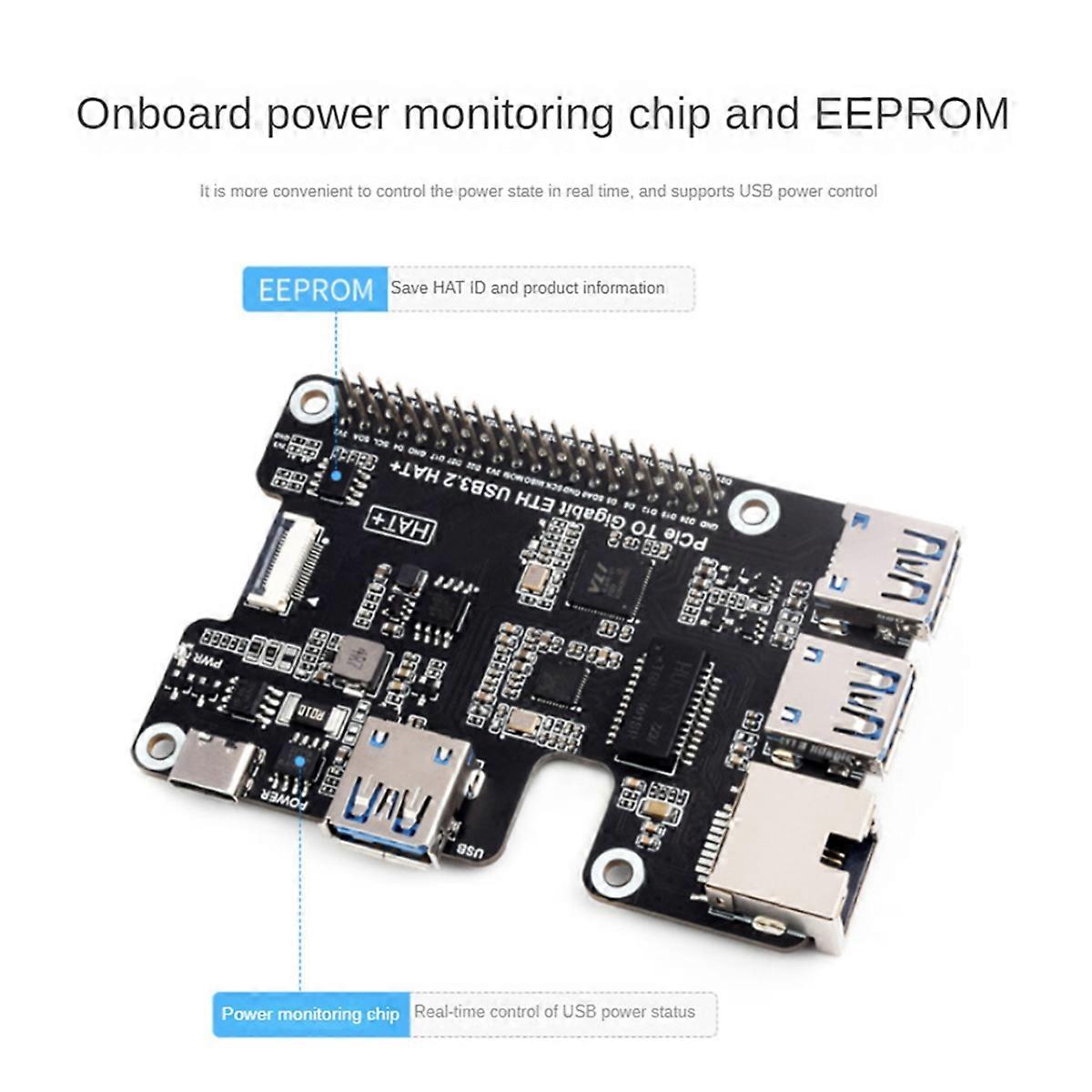 For 5 Expansion Card PCIe to Gigabit Ethernet