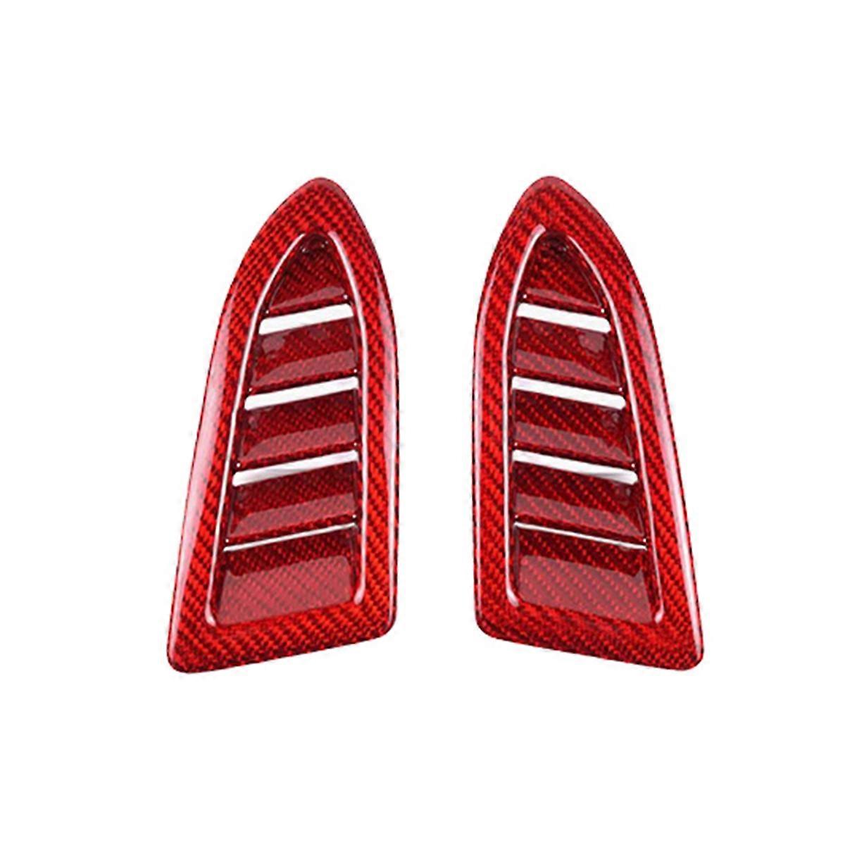 Real Hard Carbon Fiber Sticker for Subaru WRX/ WRX STI 2022 2023 Car Dashboard Side Air Vent Frame I