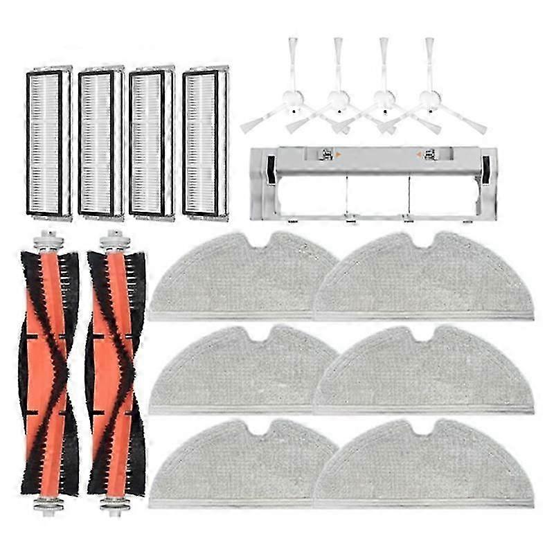 17PCS for 1C 2C 1T Mi Robot Vacuum Mop F9 Vacuum Cleaner Accessories Filter Main Side Brush Mop
