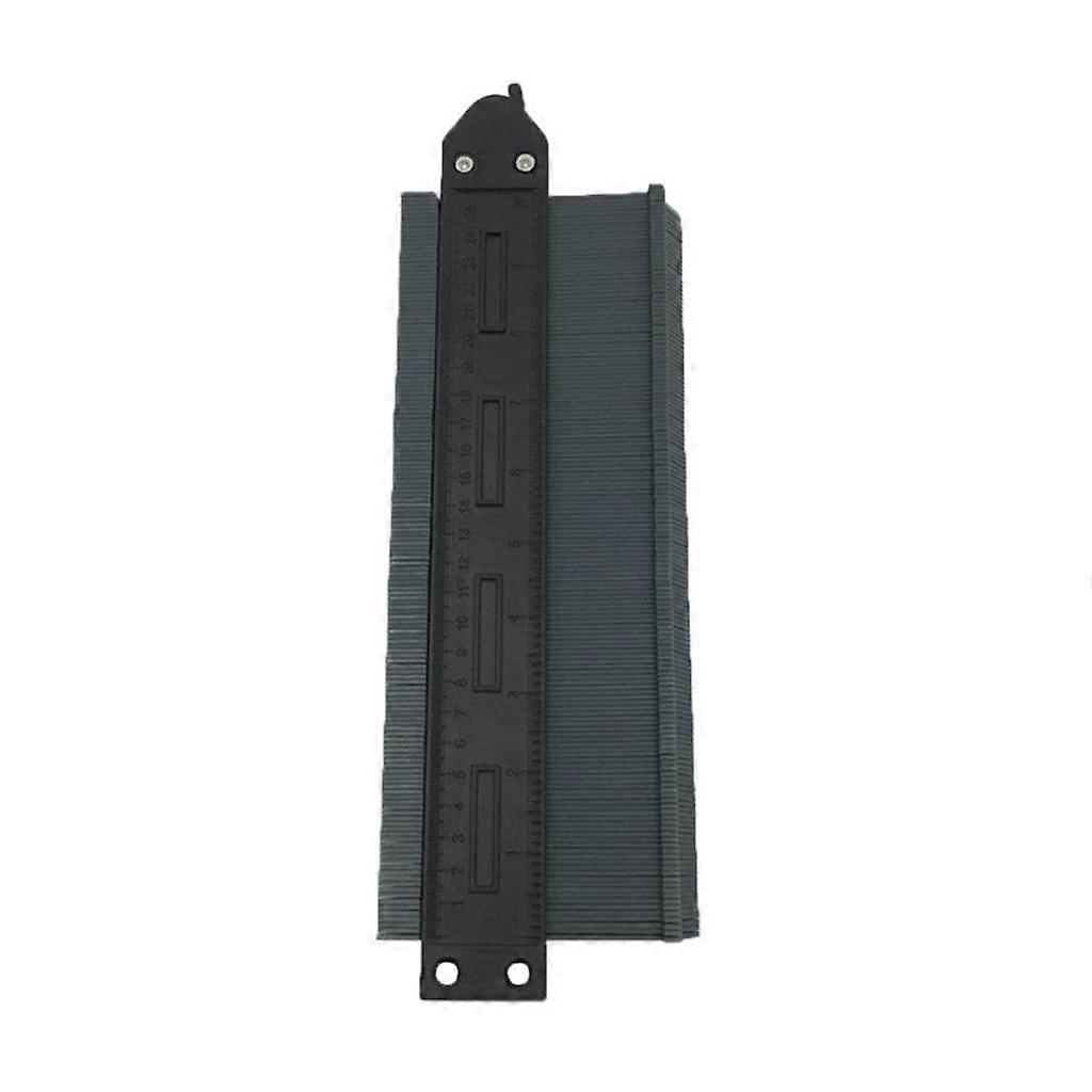 10'' Contour Gauge Auto Lock Profile Copy Enlarge Duplicator Irregular Shape Tracing Template Measuring Tool Grey