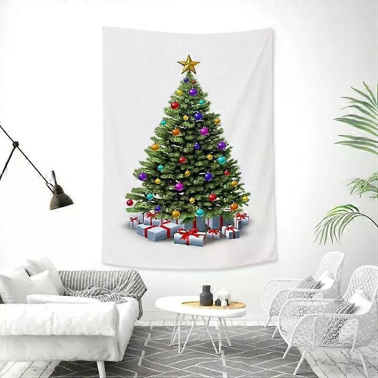 Christmas Tree Tapestry-Rectangular Peach Skin Mural,100x150cm by 2