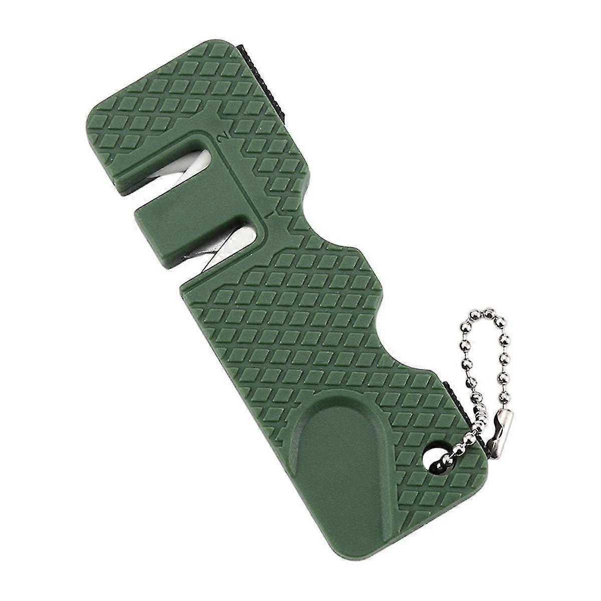 C-Knife Sharpener: Pocket Ceramic & Diamond Tool for Scissors, Gears & Carbide Knives