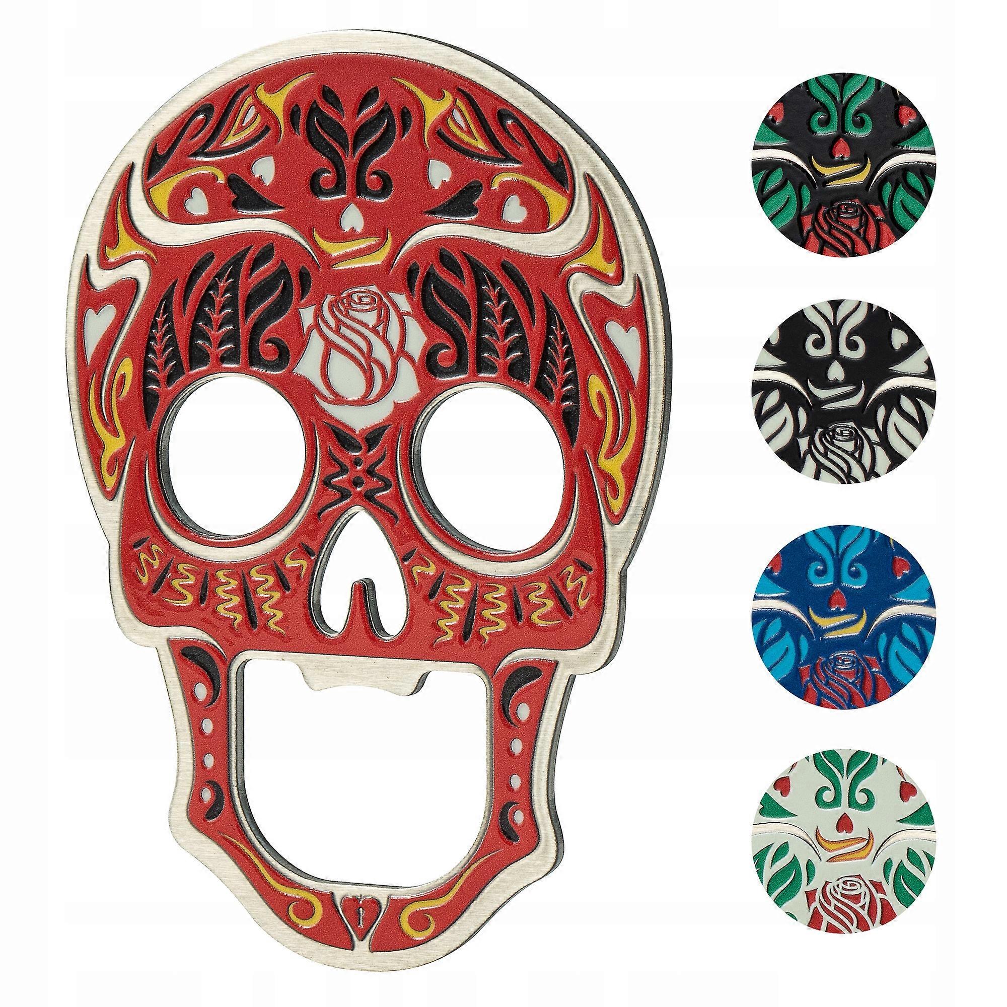 KADAX Pullonavaaja Olutpullokapselit Skull Metal
